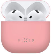 FIXED Silky für Apple AirPods 4 rosa - Kopfhörer-Hülle