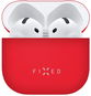 FIXED Silky pro Apple AirPods 4 červené - Pouzdro na sluchátka