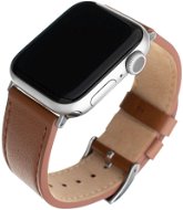 FIXED Leather Strap pre Apple Watch 42/44/45/Ultra 49mm hnedý - Remienok na hodinky