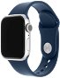 FIXED Silicone Strap SET für Apple Watch 42/44/45/Ultra 49mm - metallic blau - Armband