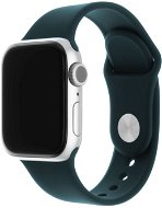 FIXED Silicone Strap SET für Apple Watch 42/44/45/Ultra 49mm - dunkelgrün - Armband