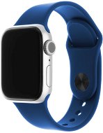 FIXED Silicone Strap SET pre Apple Watch 42/44/45/Ultra 49mm kráľovsky modrý - Remienok na hodinky
