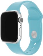 FIXED Silicone Strap SET Apple Watch 42/44/45/Ultra 49mm - türkizkék - Szíj