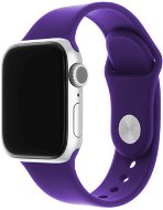 FIXED Silicone Strap SET pre Apple Watch 38/40/41mm tmavo fialový - Remienok na hodinky