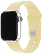 FIXED Silicone Strap SET pre Apple Watch 38/40/41mm svetlo žltý - Remienok na hodinky