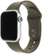 FIXED Silicone Strap SET pre Apple Watch 38/40/41mm olivový - Remienok na hodinky