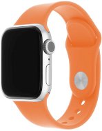 FIXED Silicone Strap SET pre Apple Watch 38/40/41mm oranžový - Remienok na hodinky