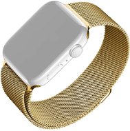 FIXED Mesh Strap pro Apple Watch 38/40/41mm zlatý - Řemínek