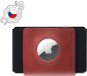 Peňaženka FIXED Tiny Wallet for AirTag z pravej hovädzej kože červená - Peněženka