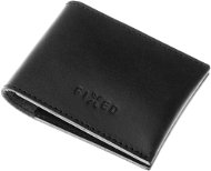 Portemonnaie FIXED Wallet aus echtem Rindsleder - schwarz - Peněženka