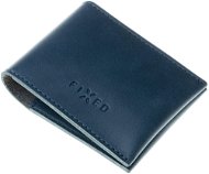 FIXED Wallet z pravej hovädzej kože modrá - Peňaženka