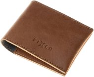 Pénztárca FIXED Wallet valódi marhabőrből, barna - Peněženka