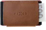 Portemonnaie FIXED Tiny Wallet aus echtem Rindsleder - braun - Peněženka