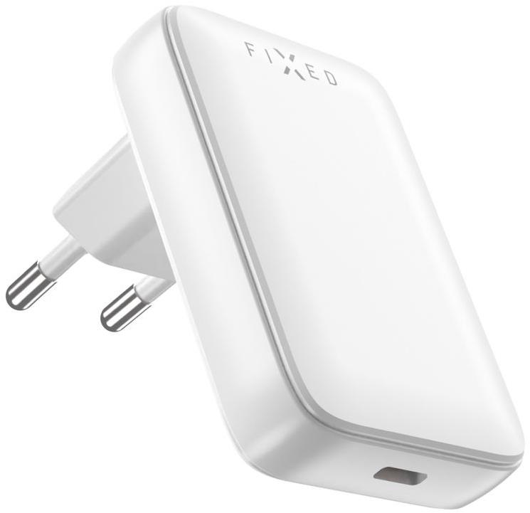 FIXED Slim GaN USB-C kimenet + PD támogatás, 30 W, fehér