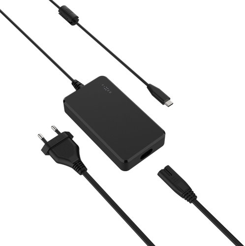 FIXED GaN-Ladegerät für Notebooks mit USB-C PD 3.0, 100 W, schwarz - Netzteil - Hauptbild