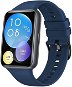 FIXED Silicone Strap for Huawei Watch FIT2/FIT2 Classic blue - Watch Strap