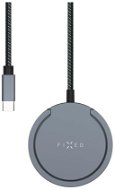 FIXED MagPad Pro, MagSafe, Qi2 + állvány - 15W, szürke - MagSafe vezeték nélküli töltő