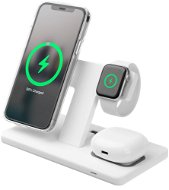 FIXED MagPowerstation 3in1 with MagSafe 15W+15W+5W white - MagSafe Wireless Charger
