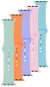 FIXED Silicone Strap Apple Watch 42 /44 / 45 / 49mm - kék, zöld, rózsaszín, lila, narancssárga - Szíj