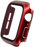FIXED Pure+ with Tempered Glass for Apple Watch 40mm Red - Protective Watch Cover