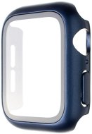 FIXED Pure+ s temperovaným sklom na Apple Watch 41 mm modré - Ochranný kryt na hodinky