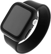 FIXED Pure+ s temperovaným sklom na Apple Watch 44 mm čierne - Ochranný kryt na hodinky