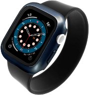 FIXED Pure+ s temperovaným sklom na Apple Watch 44 mm modré - Ochranný kryt na hodinky