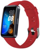 FIXED Silicone Strap na Huawei Band 8 červený - Remienok na hodinky