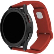 FIXED Silikon-Sportarmband mit Schnellverschluss 22mm für Smartwatch rot - Armband