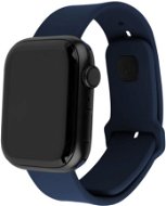 FIXED Silicone Sporty Strap na Apple Watch 42/44/45 mm modrý - Remienok na hodinky