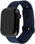 FIXED Silicone Sporty Strap na Apple Watch 42/44/45 mm modrý - Remienok na hodinky