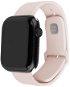 FIXED Silicone Sporty Strap pro Apple Watch 42/44/45mm růžový - Watch Strap