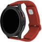 FIXED Silikon-Sportarmband mit Schnellverschluss 20mm für Smartwatch rot - Armband