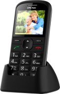 CPA Halo 21 Senior černý s nabíjecím stojánkem - Mobilní telefon