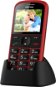 CPA Halo 21 Senior piros színű, töltőállvánnyal - Mobiltelefon