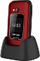 CPA Halo 25 Senior červený s nabíjecím stojánkem - Mobilní telefon