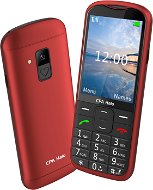 CPA Halo 28 Senior červený s nabíjecím stojánkem - Mobilní telefon