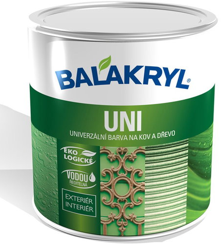 Balakryl Uni Satin 0199 Black 0.7kg - Coating - Main image