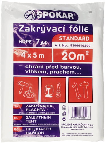 Spokar Cover sheet 4x5m 7MY - Covering Film - Main image