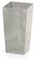 PROSPERPLAST Urbi square beton effect šedý 40cm  - Květináč