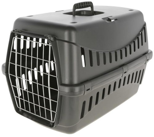Kerbl Kerbl Dog crate Expedition Eco, with metal door, black, 58 × 38 × 38 cm - Dog Carriers - Main image