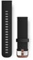 Garmin Quick Release (20 mm) Black - Rose Gold - Armband