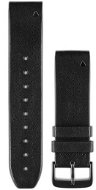 Garmin QuickFit 22, Leather, Black - Watch Strap