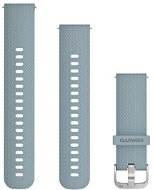 Armband Garmin Quick Release 20 Silikonband grau (silberne Schnalle) - Řemínek