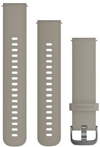 Garmin Quick Release 20 Beige Silicone (Dark Buckle) - Watch Strap - Main image