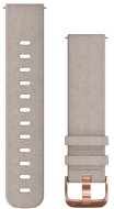 Garmin Quick Release 20 Grey Suede (Rose Gold Buckle) - Watch Strap