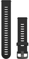 Watch Strap Garmin Quick Release 20 Silicone Black (Dark Buckle) - Řemínek