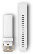Garmin Quick Release 20 silikónový biely (zlatá pracka) - Remienok na hodinky