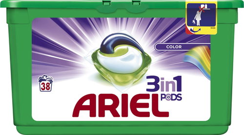 Ariel Color 3in1 38 pcs - Washing Capsules - Main image