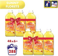 LENOR Sunny Florets 6 × 1,42 l, (288 mosás) - Öblítő